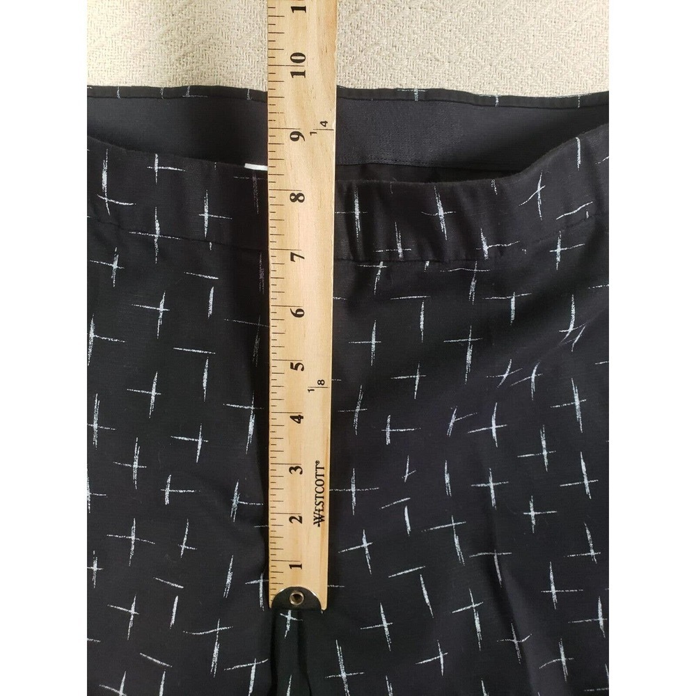 J. Jill Pants Womens 8 Black Canvas Mid Rise Straight Leg Chino Casual Outdoor - Picture 6 of 9